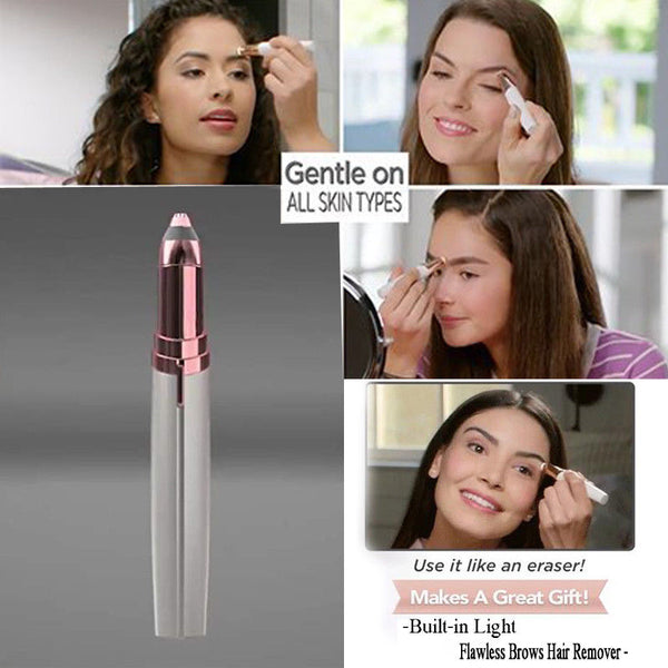 Electric Finishing Touch Flawless Instant Brows Hair Remover Razor for Eyebrow