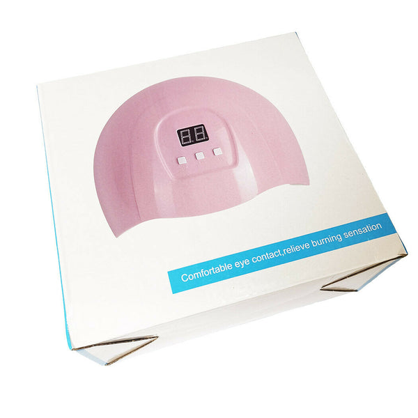 LED UV Nail Gel Polish Cure Dryer Lamp Smart Sensing Manicure Machine Light Spa