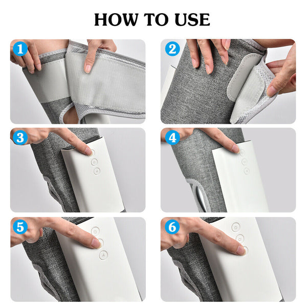 Wireless Air Compression Leg Rest Massage Massager Varicose Veins Physiotherapy