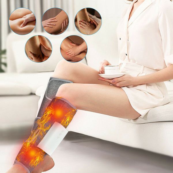 Wireless Air Compression Leg Rest Massage Massager Varicose Veins Physiotherapy