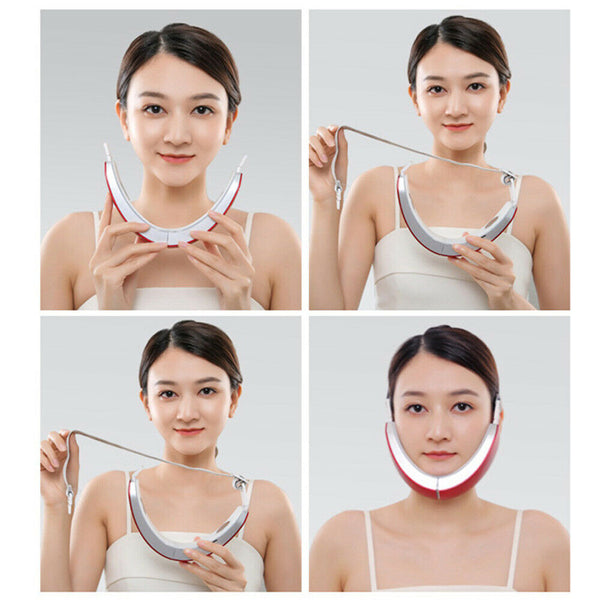 Beauty V Face Shaping Instrument Facial Massager Lifting Belt Reduce Double Chin