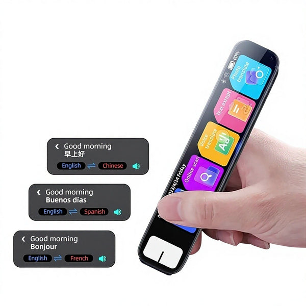 Smart Translation Pen with Voice, Scan & Photo Translation, Touchscreen and Offline Support