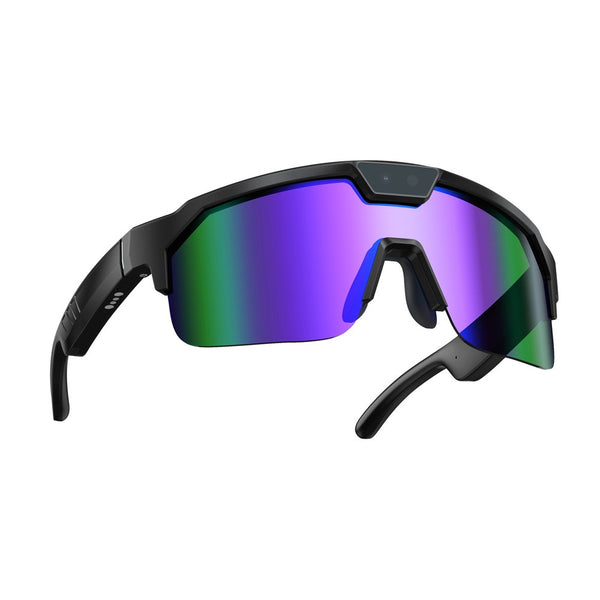 AI Sports Camera Glasses with 8MP Photos 1200P Video Bluetooth Audio Phone Call Wi-Fi