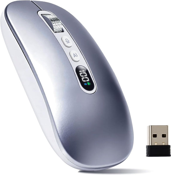 AI Smart Wireless Mouse Voice to Text 200 Language Translator Writing Assistant for MacBook PC Laptop