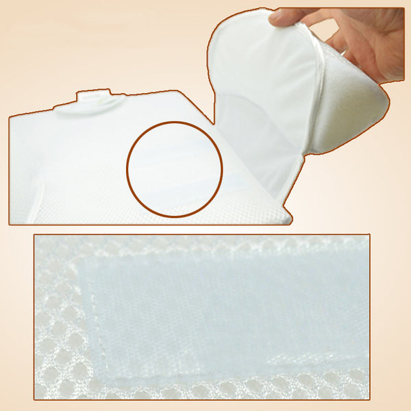 New Born Baby Infant Sleep Positioner Prevent Flat Head Shape Anti Roll Pillow