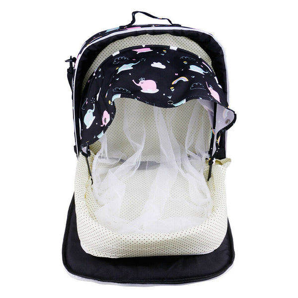 Newborn Infants New Baby Travel Soft Bed Folding Crib Sleeping Mosquito Net Nest