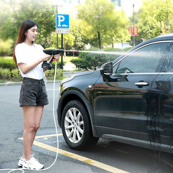 21V 15000mAh Wireless High Pressure Clean Car Wash Washing Water Spray Sprayer Battery Charger