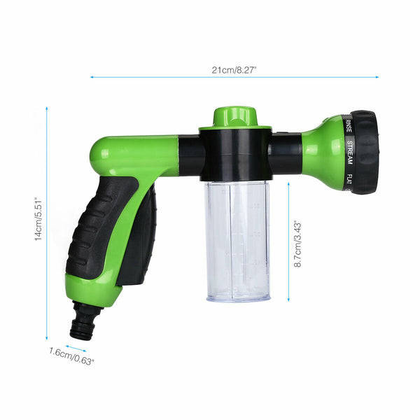 High Pressure Sprayer Nozzle Hose Jet Car Clean Pet Plant Wash Cleaning Water Foam Soap