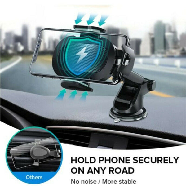 360 Degree Rotatable Sucker Car Phone Holder Stand GPS Mobile Holders