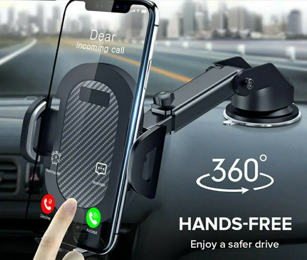360 Degree Rotatable Sucker Car Phone Holder Stand GPS Mobile Holders