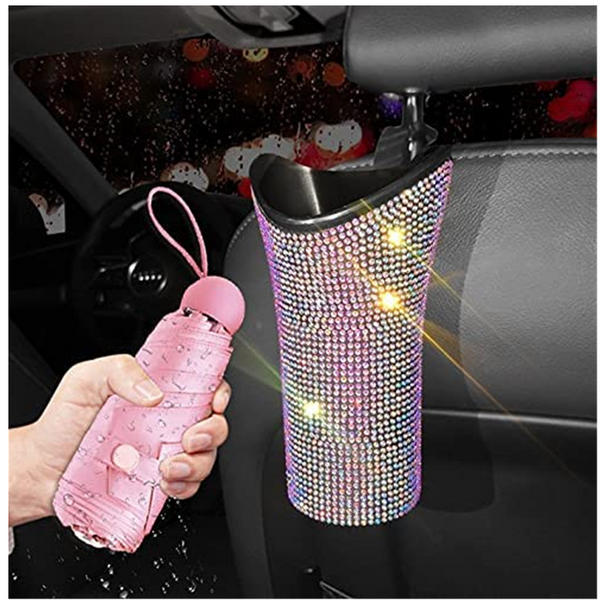 Car Umbrella Holder Storage Box Multifunctional Auto Organizer Barrel