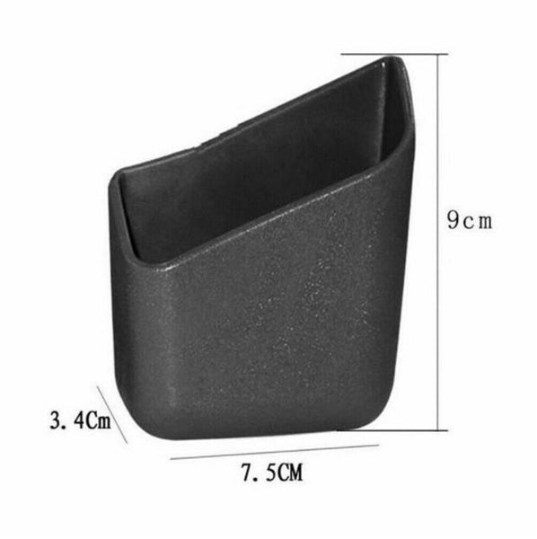 2X Black Car Accessories Phone Card Key Organizer Storage Pocket Bag Box Holder