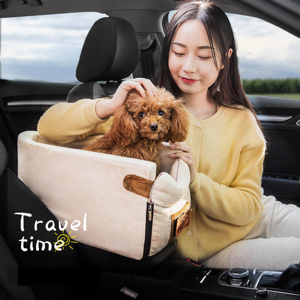 Safety Pet Puppy Booster Cats Travel Carrier Carry Cage Dog Car Seat