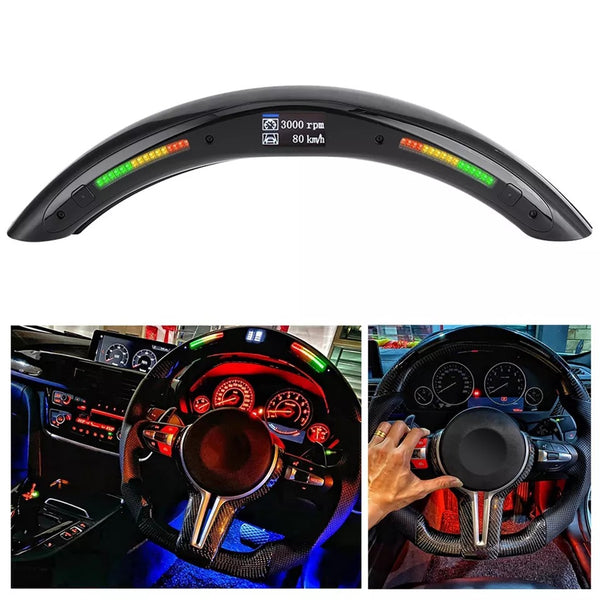 LED Performance Steering Wheel Race Digital Display Shift Indicator