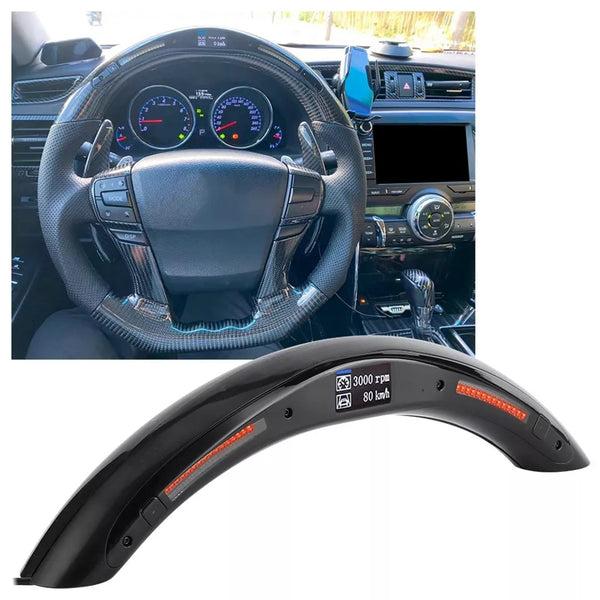 LED Performance Steering Wheel Race Digital Display Shift Indicator