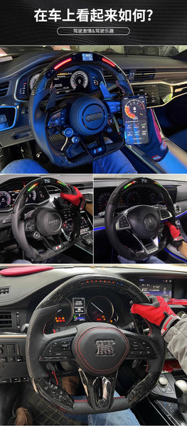 LED Performance Steering Wheel Race Digital Display Shift Indicator