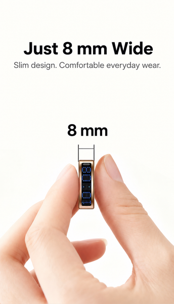 Smart Ring with Color Display Heart Rate & Sleep Tracking Call Alerts IP68 Water Resistance