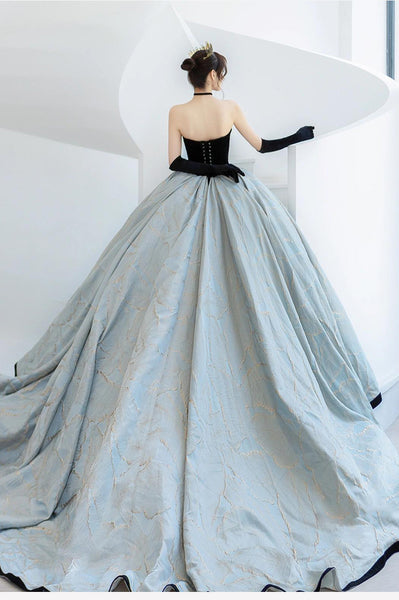 Cute Bridal Satin Wedding Tube Top Elegant Catwalk Sweetheart Evening Dinner Gold Sash Sleeveless Backless Floor Length Dress Long Gown