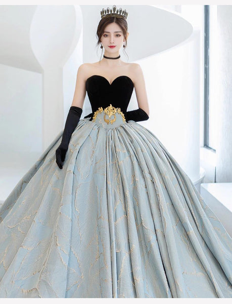 Cute Bridal Satin Wedding Tube Top Elegant Catwalk Sweetheart Evening Dinner Gold Sash Sleeveless Backless Floor Length Dress Long Gown