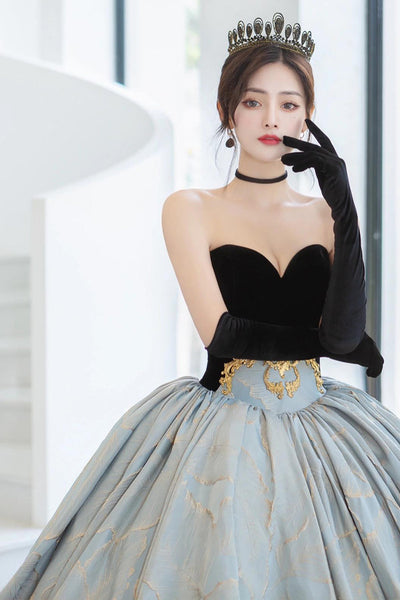Cute Bridal Satin Wedding Tube Top Elegant Catwalk Sweetheart Evening Dinner Gold Sash Sleeveless Backless Floor Length Dress Long Gown