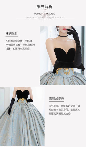 Cute Bridal Satin Wedding Tube Top Elegant Catwalk Sweetheart Evening Dinner Gold Sash Sleeveless Backless Floor Length Dress Long Gown