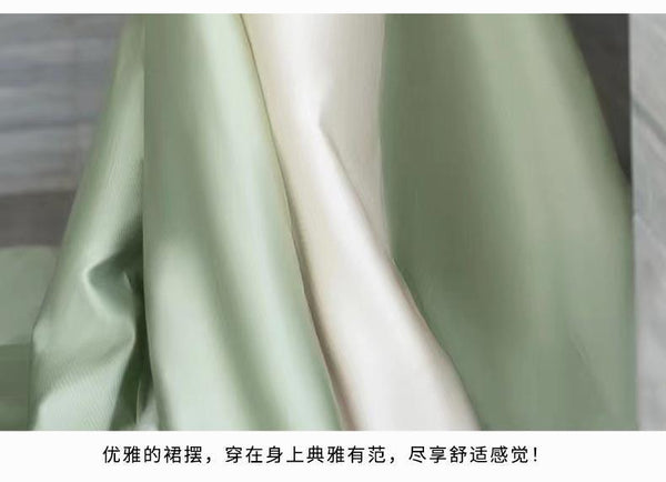 Elegant minimal Off Shoulder Front Bowknot Backless Mermaid Strapless Satin Long Prom Wedding Party Dress