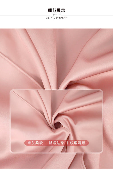 Summer Sweet Women Girly Temperament Sleeveless Side Slit Gradient Pink Color Change Fishtail Robe Waist Maxi Dress