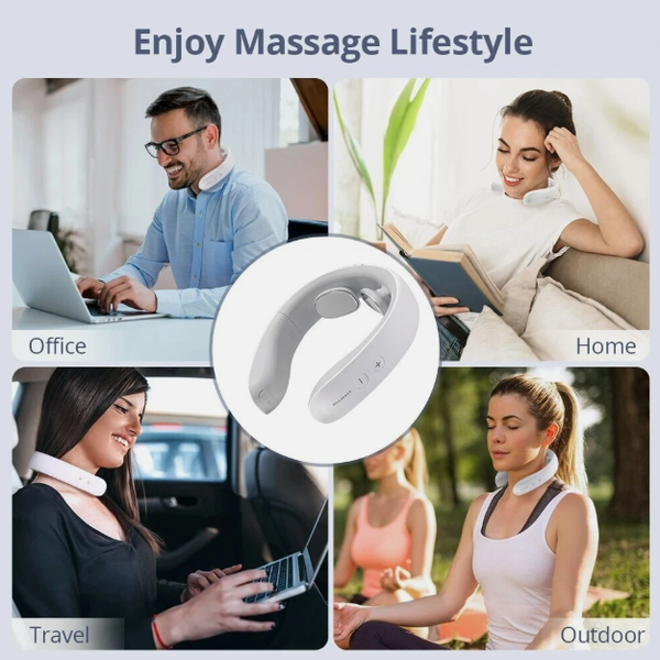 Intelligent Pulse Cervical Shoulder Neck Multifunctional Household Hot Press Neck Care Physiotherapy Massage Massager