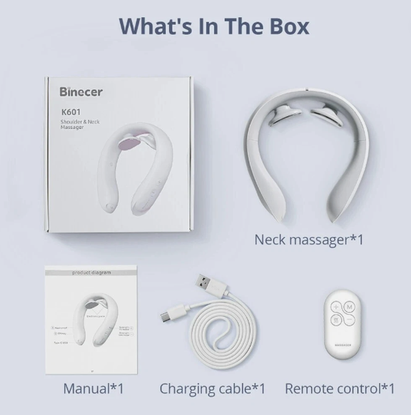 Intelligent Pulse Cervical Shoulder Neck Multifunctional Household Hot Press Neck Care Physiotherapy Massage Massager