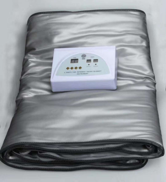 IR Far Infrared Body Shaping Sauna Heating Beauty Salon Blanket Steaming Sweat Slimming Fitness Moisture Removal Remote Machine