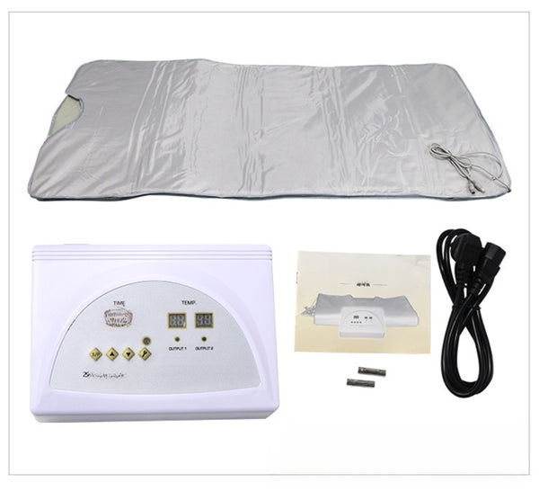 IR Far Infrared Body Shaping Sauna Heating Beauty Salon Blanket Steaming Sweat Slimming Fitness Moisture Removal Remote Machine