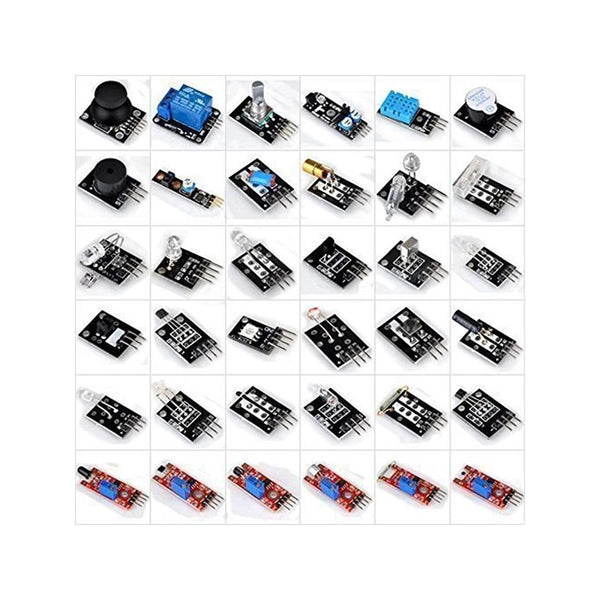 Arduino Sensor Starter Kit 37 in 1 Arduino Compatible Learning Module for Raspberry Pi UNO R3 Mega2560 Nano