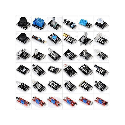 Arduino Sensor Starter Kit 37 in 1 Arduino Compatible Learning Module for Raspberry Pi UNO R3 Mega2560 Nano