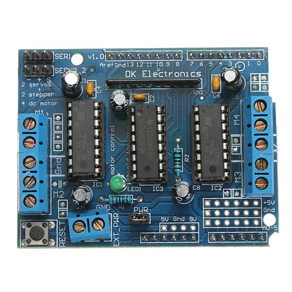 Pro Motor Drive Shield Board Module Pad L293D For Arduino Duemilanove Mega UNO