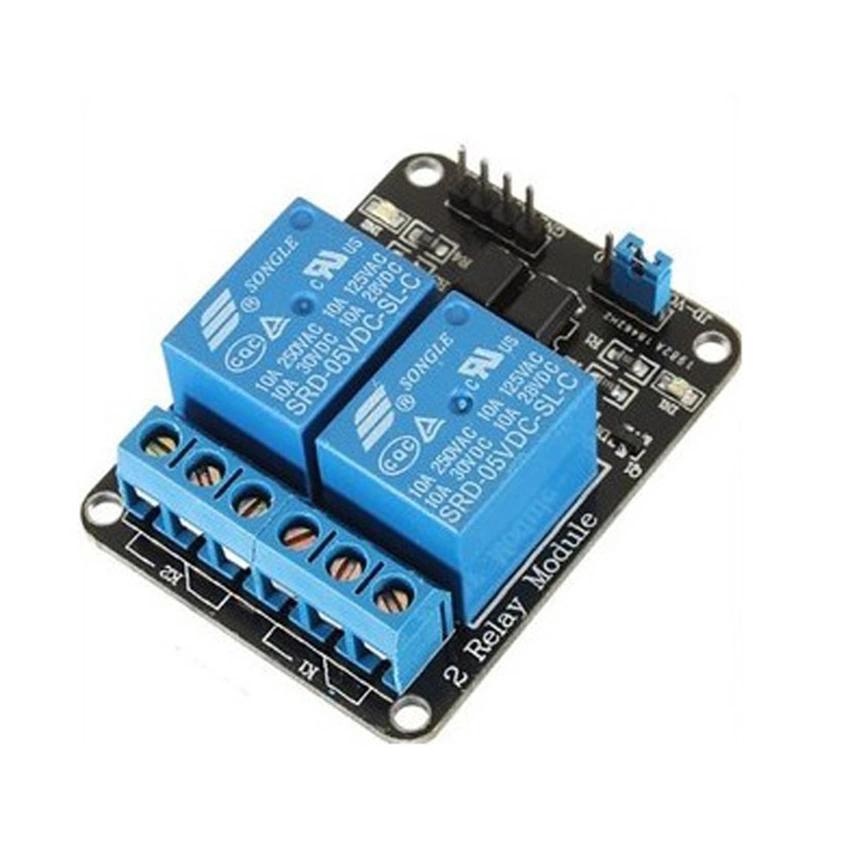 5 pcs 5V Two 2 Channel Relay Module With optocoupler For PIC AVR DSP ARM Arduino