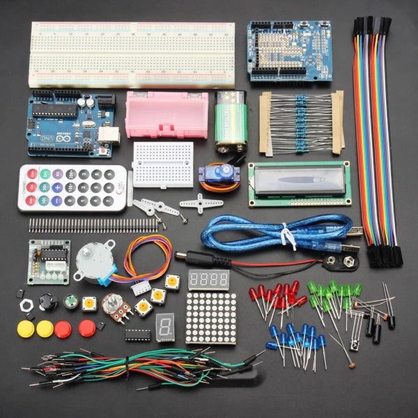 Pack UNO Basic Starter LED Jumper Learning Module Kit Upgrade Version For Arduino