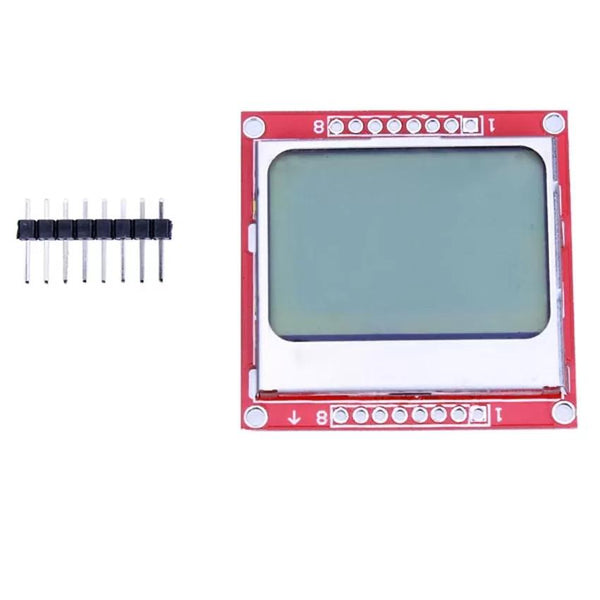 2X 84x48 Pixel LCD Module White Backlight Adapter Led PCB For Nokia 5110 Arduino