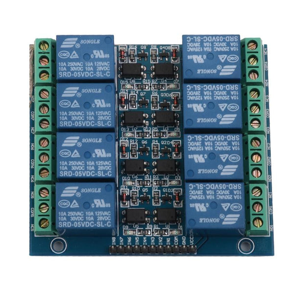 5V 10A 8 Channel Port Relay Module Optical Isolation for Arduino Raspberry ARM