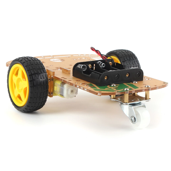 2WD Smart Motor Robot Car Battery Box Chassis Kit Speed Encoder For Arduino Toy