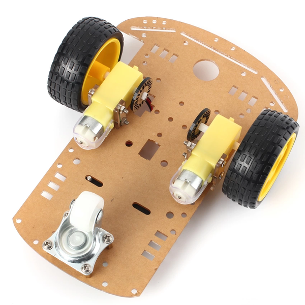 2WD Smart Motor Robot Car Battery Box Chassis Kit Speed Encoder For Arduino Toy