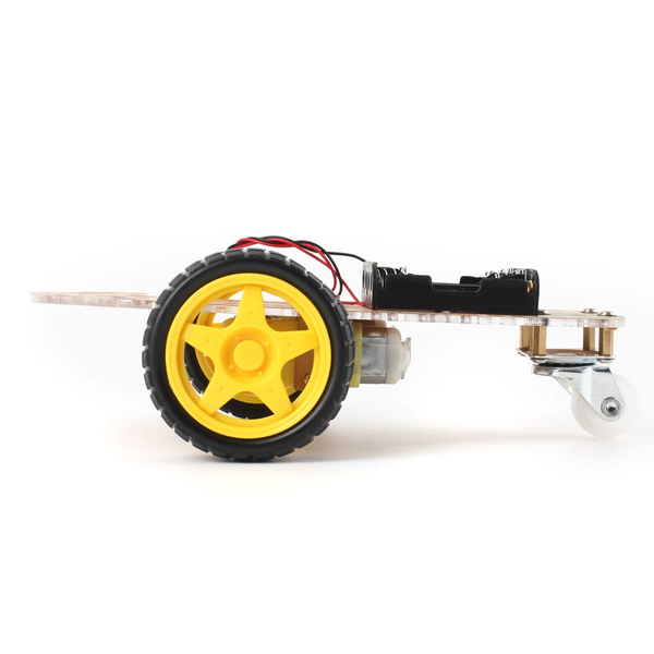 2WD Smart Motor Robot Car Battery Box Chassis Kit Speed Encoder For Arduino Toy