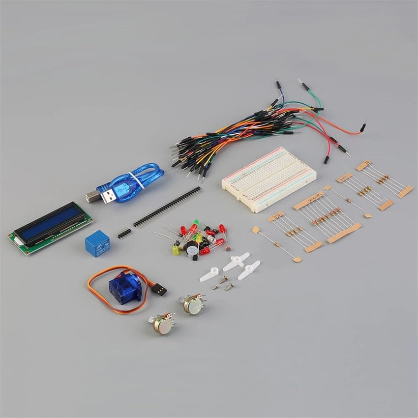 LCD 1602 Microcontroller Starter Kit For Arduino UNO R3 Mega 2560 Nano Board