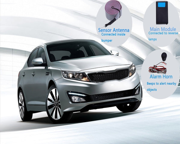 Electromagnetic Car Parking Reverse Radar Bumper Guard Backup Parking Sensor Kit