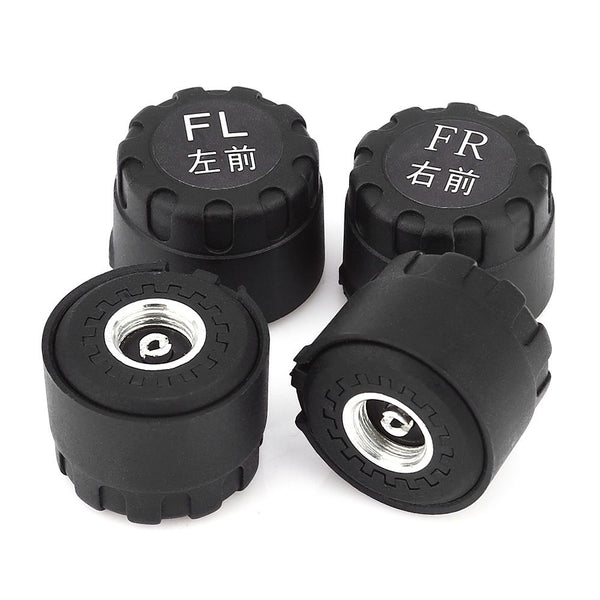 Motor Car TPMS Tire Pressure Monitor System Cigarette Lighter 4 External Sensor