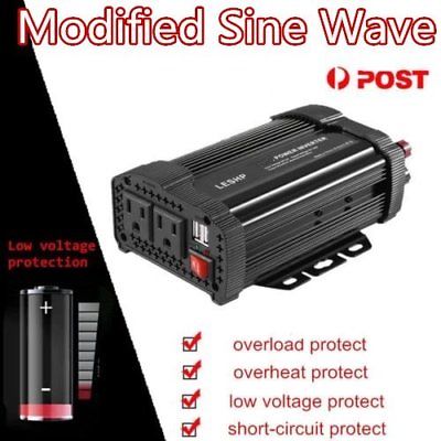 1000 2000 Watt Powk Power Charging Inverter DC 12V to AC 110V for Car Truck RV