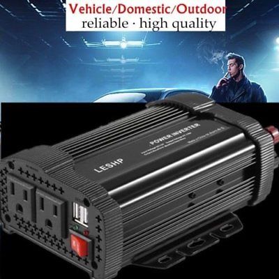 1000 2000 Watt Powk Power Charging Inverter DC 12V to AC 110V for Car Truck RV