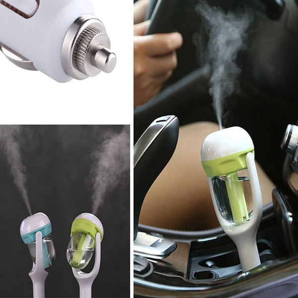 Car Air freshener Humidifier Moist Diffuser Aromatherapy Ionizer Purifier Mist