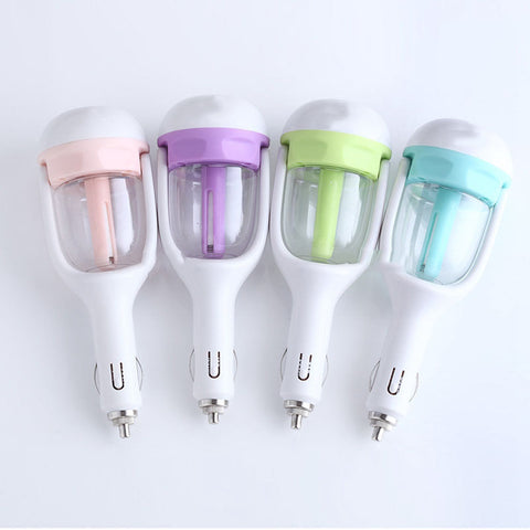 Car Air freshener Humidifier Moist Diffuser Aromatherapy Ionizer Purifier Mist