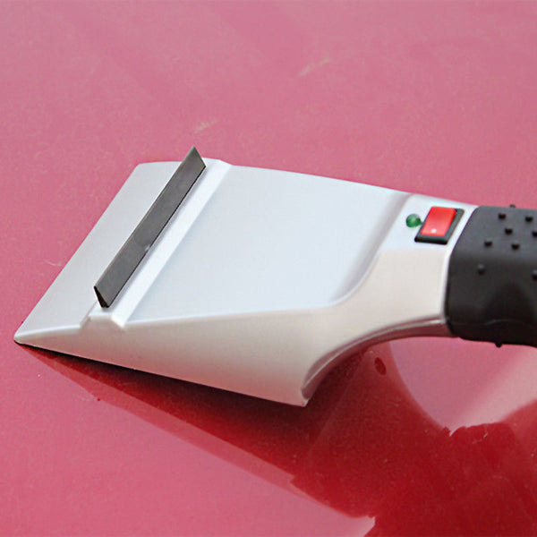 Heated Ice Scraper Remove Ice Snow Windshield Motor Car 12V Lighter Power Scrape