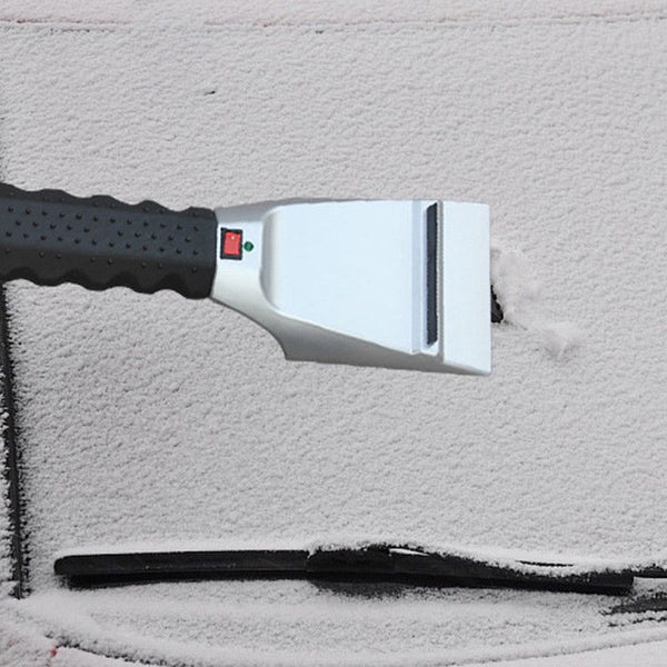 Heated Ice Scraper Remove Ice Snow Windshield Motor Car 12V Lighter Power Scrape